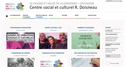 Desktop Screenshot of cere-dordogne.fr